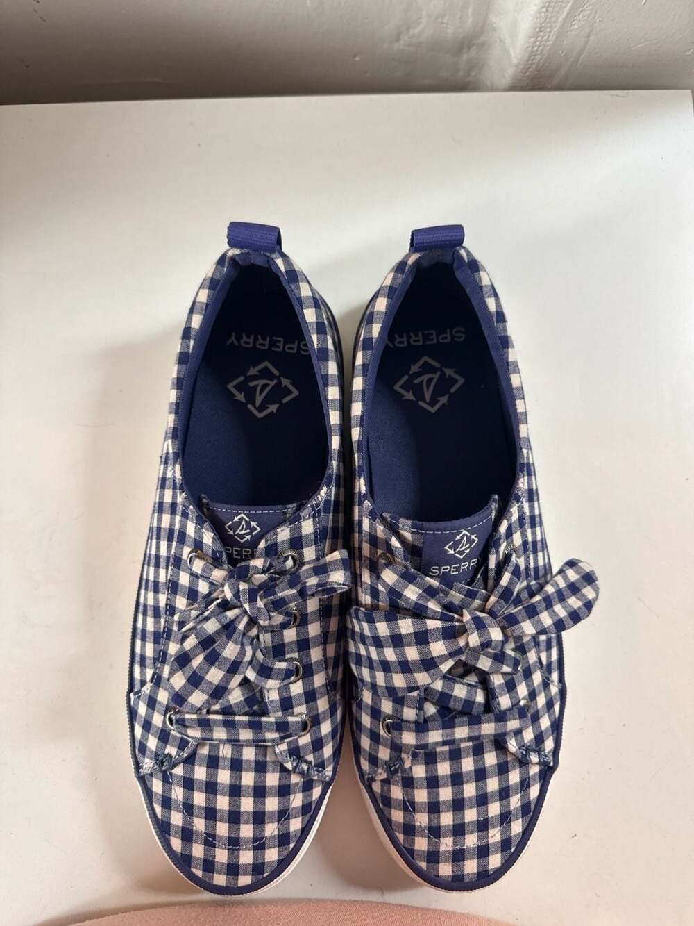 Sperry Crest Vibe Gingham Canvas Sneakers